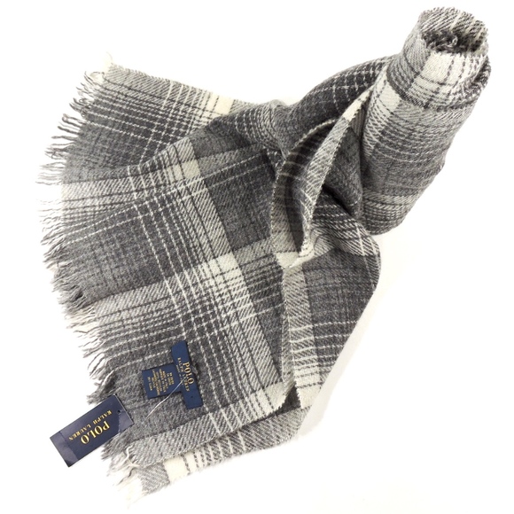 ⚜POLO⚜BY RALF LAUREN GREY WOMEN FASHION SCARF
